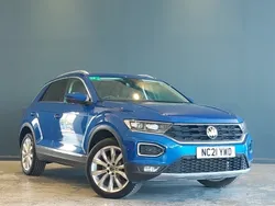 Blue Used 2021 VW T-Roc SEL SUV | £22,498 (Fair price)