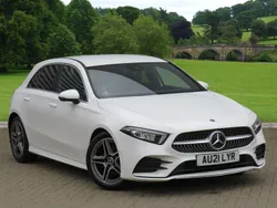 Polar white Used 2021 Mercedes A180 AMG line Hatchback | £19,400 (Good price)