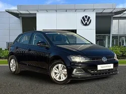 Deep black Used 2019 VW Polo SE Hatchback | £11,992 (Fair price)