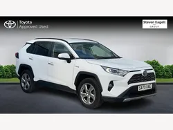 White Used 2020 Toyota RAV4 Hybrid SUV | £25,019 (A bit pricey)