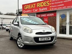 Silver Used 2013 Nissan Micra Acenta Hatchback | £3,495 (Fair price)