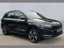 Black magic pearlescent Used 2025 Skoda Karoq SportLine SUV | £31,150 (Fair price)