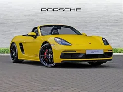 Yellow Used 2023 Porsche Boxster Cabriolet | £72,990 (Good price)