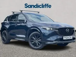 Mica deep crystal blue Used 2024 Mazda CX-5 Homura-Line SUV | £28,989 (Fair price)