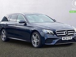 Blue Used 2018 Mercedes E220 AMG Line Premium Estate | £18,699 (Fair price)