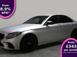 Silver Used 2021 Mercedes C220 AMG line Sedan | £22,727 (A bit pricey)