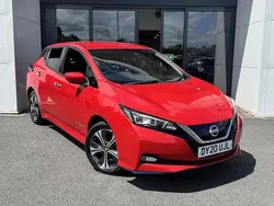 Red Used 2020 Nissan Leaf Tekna Hatchback | £11,195 (Fair price)