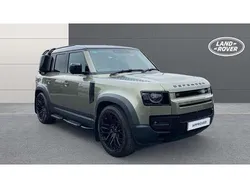 Green Used 2021 Land Rover Defender First Edition SUV | £49,619 (A bit pricey)