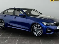 Blue Used 2021 BMW 330e M Sport Sedan | £14,295 (Good price)
