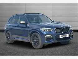 Blue Used 2018 BMW X3 M Sport SUV | £27,995 (Good price)