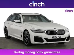 White Used 2022 BMW 520 M Sport Estate | £23,199 (Super price)