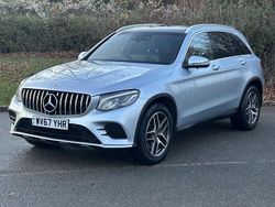 Silver Used 2017 Mercedes GLC220 AMG line SUV | £15,500 (Fair price)