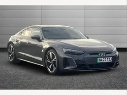Grey Used 2022 Audi e-tron GT quattro Comfort Sedan | £43,950 (A bit pricey)