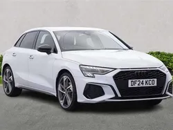 White Used 2024 Audi A3 Black Edition Hatchback | £29,906 (Expensive)