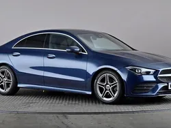 Blue Used 2020 Mercedes CLA180 AMG line Sedan | £20,988 (Good price)
