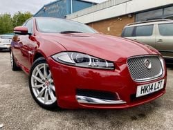 Red Used 2014 Jaguar XF Premium Luxury Sedan | £8,650 (Fair price)