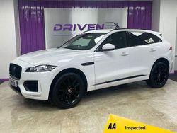 White Used 2019 Jaguar F-Pace R-Sport SUV | £18,200 (Fair price)