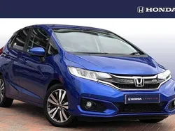 Brilliant sporty blue Used 2019 Honda Jazz EX Hatchback | £13,499 (Fair price)