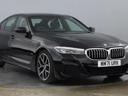 Black Used 2022 BMW 520 M Sport | £29,534 (Fair price)