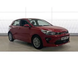 Red Used 2021 Kia Rio 2 Hatchback | £13,184 (Fair price)