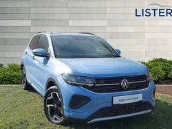 Clear blue metallic New 2025 VW T-Cross R-line SUV | £25,990 (Fair price)