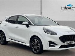 White Used 2021 Ford Puma Gen-E ST-Line Hatchback | £14,500 (Fair price)