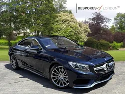 Blue Used 2016 Mercedes S500 AMG Line Premium Sedan | £29,590