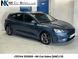 Blue Used 2019 Ford Focus ST-Line Hatchback | £8,000 (Fair price)