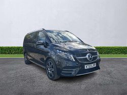 Black Used 2023 Mercedes V300 AMG line MPV | £52,800 (Good price)
