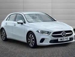 Digital white Used 2021 Mercedes A180 SE Hatchback | £15,750 (Fair price)