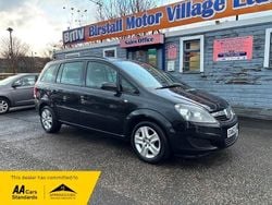 Black Used 2012 Vauxhall Zafira MPV | £3,495 (Fair price)