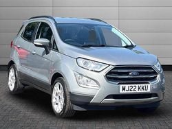 Solar silver Used 2022 Ford Ecosport Titanium SUV | £11,350 (Good price)