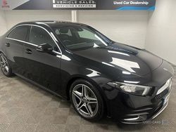 Black Used 2021 Mercedes A180 AMG line Sedan | £17,995 (Fair price)