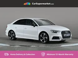 White Used 2019 Audi A3 Black Edition Sedan | £15,997 (Fair price)
