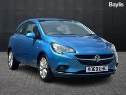 Blue Used 2018 Vauxhall Corsa Hatchback | £6,795 (Fair price)