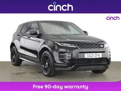 Black Used 2021 Land Rover Range Rover evoque R-Dynamic SUV | £20,599 (Fair price)