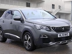 Hurricane grey Used 2019 Peugeot 3008 Allure Hatchback | £10,475 (Fair price)