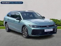 Green Used 2025 VW Passat R-line Estate | £43,990