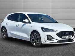 White New 2025 Ford Focus ST-Line X Hatchback | £24,390 (A bit pricey)