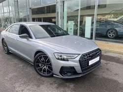 Silver Used 2023 Audi A8 Black Edition Sedan | £58,991 (Fair price)