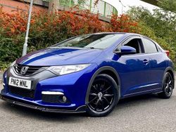 Blue Used 2012 Honda Civic ES Hatchback | £4,495 (Fair price)