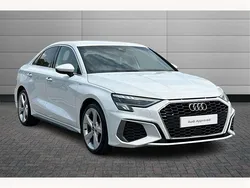 White Used 2023 Audi A3 S-Line Sedan | £21,990 (Good price)