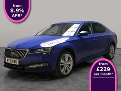 Blue Used 2021 Skoda Superb SE L Hatchback | £15,197 (Good price)