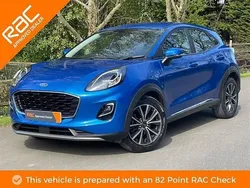 Blue Used 2021 Ford Puma Gen-E Titanium SUV | £9,990