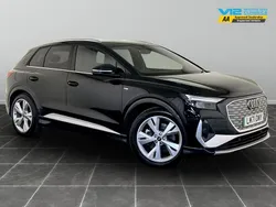 Black Used 2021 Audi Q4 e-tron S-Line SUV | £17,795 (Fair price)