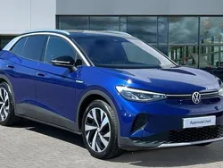 Blue dusk metallic black Used 2021 VW ID.4 Pro Performance SUV | £21,116 (Fair price)
