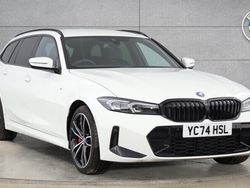 White Used 2024 BMW 330e M Sport Estate | £36,490 (Fair price)