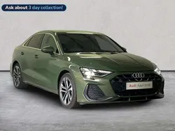 Green Used 2025 Audi A3 S-Line Sedan | £30,144 (A bit pricey)