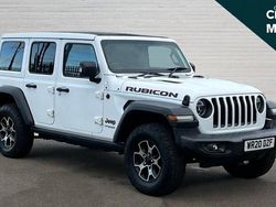 White Used 2020 Jeep Wrangler Rubicon SUV | £36,595 (Fair price)