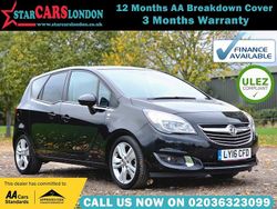 Black Used 2016 Vauxhall Meriva MPV | £5,000 (Fair price)